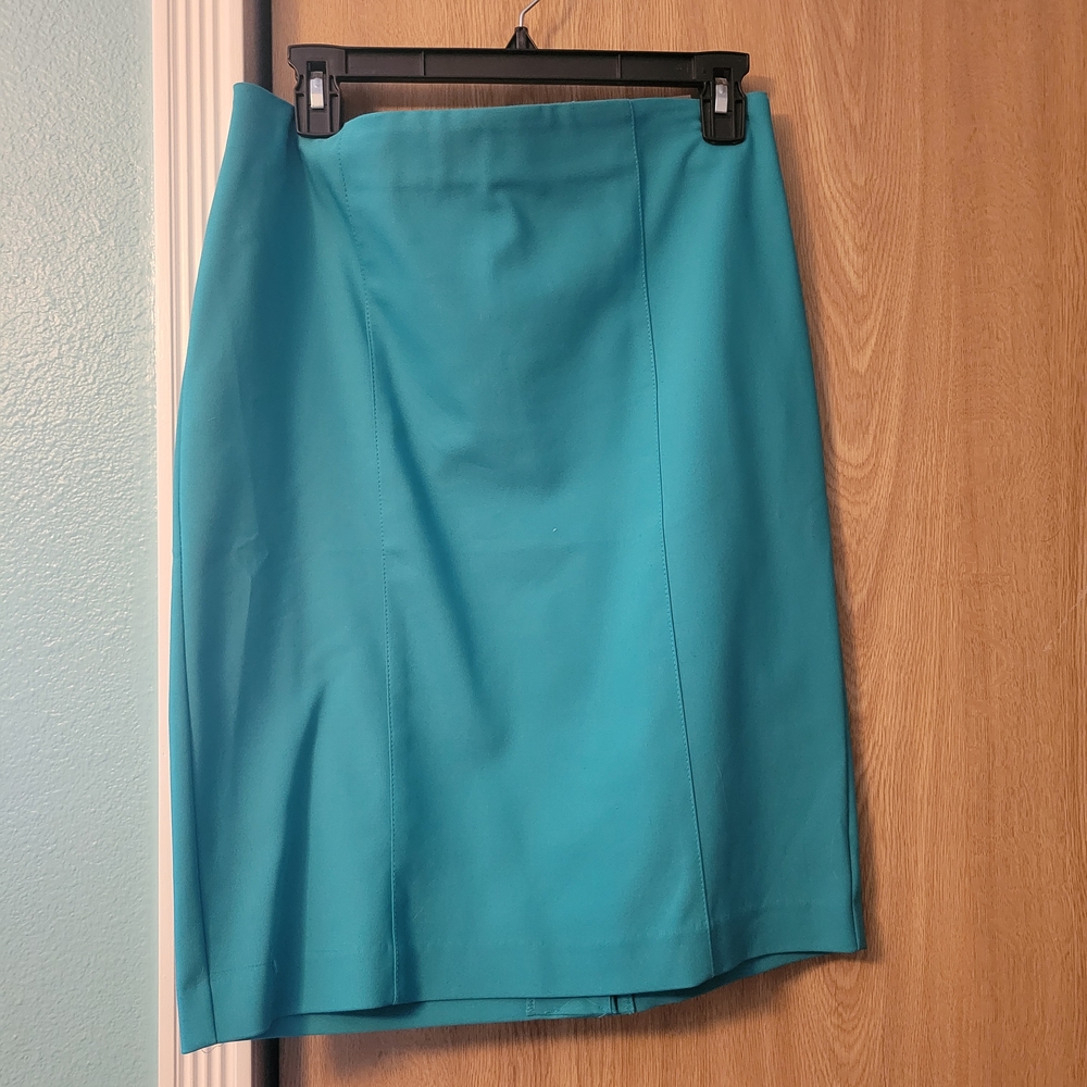 Van Heusen Aqua Pencil Skirt